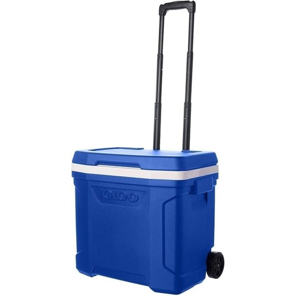Igloo 16 QT Laguna Ice Chest Cooler with Wheels, Blue - Picture 4 of 4